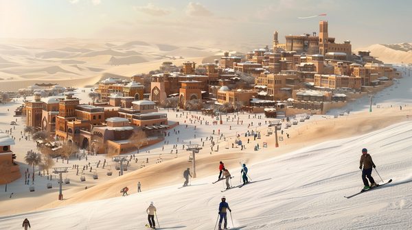 Ski dubaï : votre oasis de neige en plein désert
